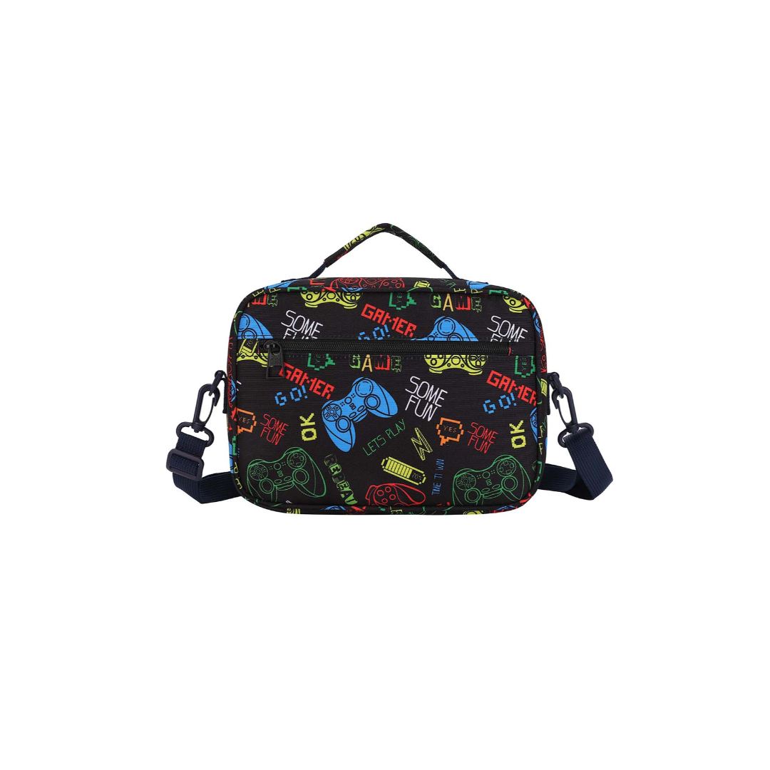 Junior Student Backpack Game Over Joystick Lunch Bag