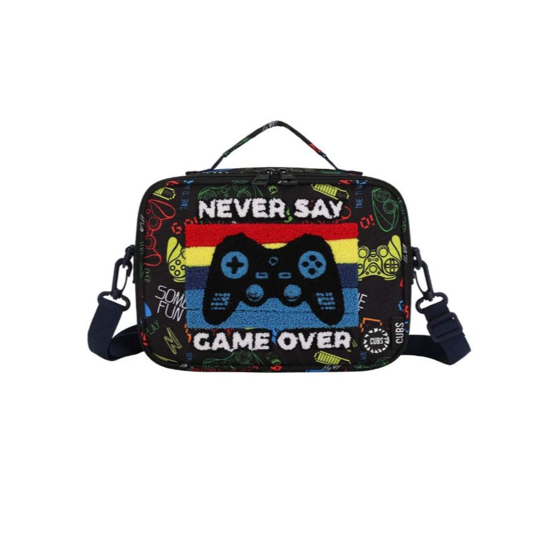 Junior Student Backpack Game Over Joystick Lunch Bag