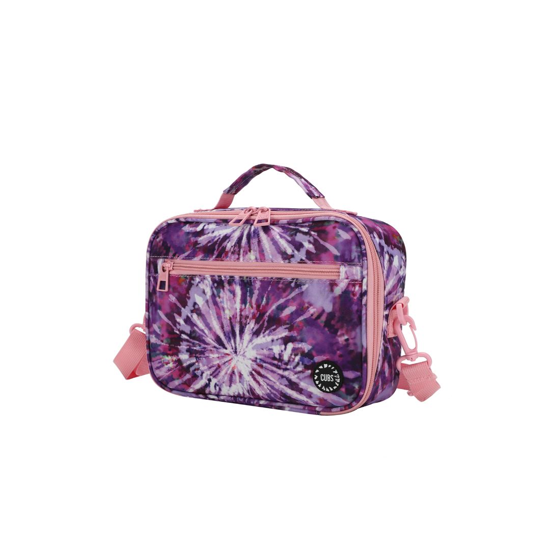 All Purple Tie Dye Lunch Bag