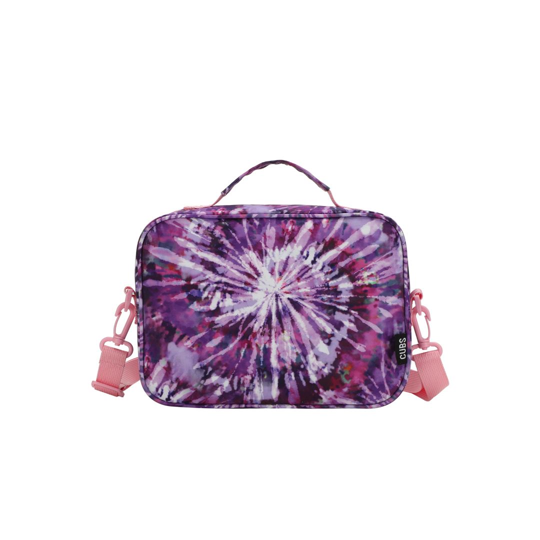 All Purple Tie Dye Lunch Bag