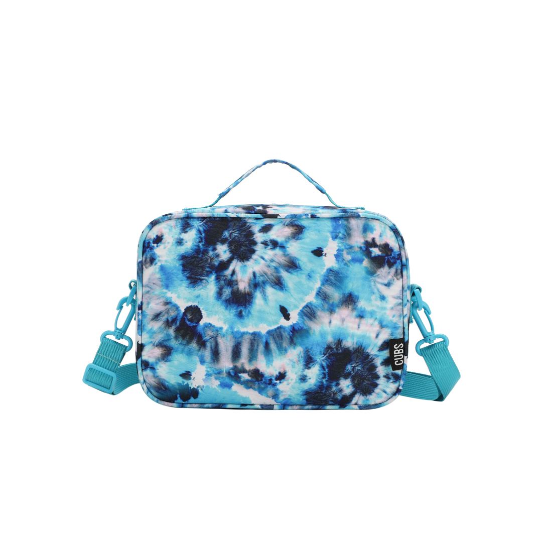 Turquoise Tie Dye Lunch Bag