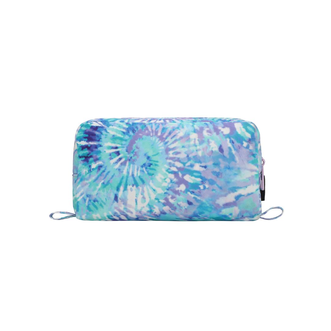 Lilac & Tiffany Blue Tie Dye Pencil Case