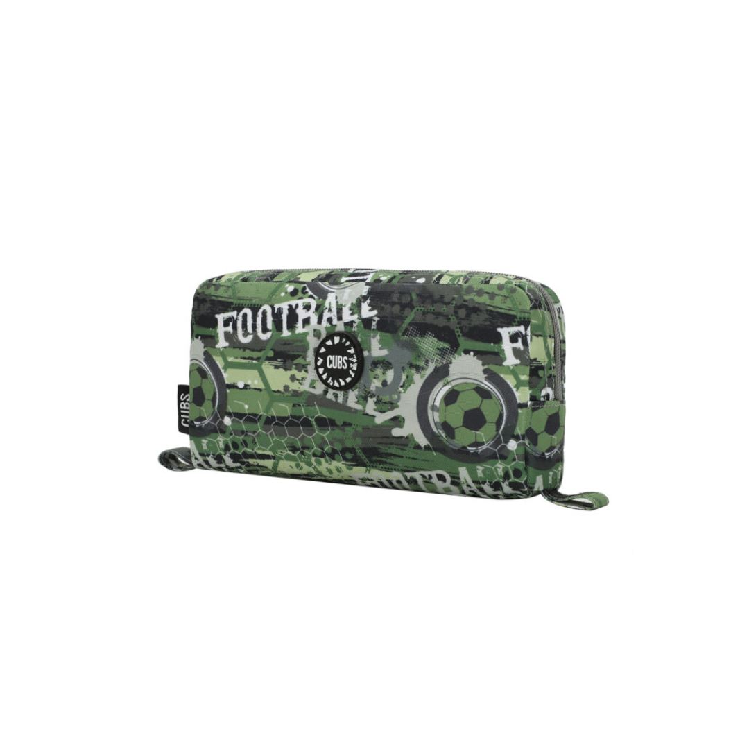 Army Green Football Pencil Case