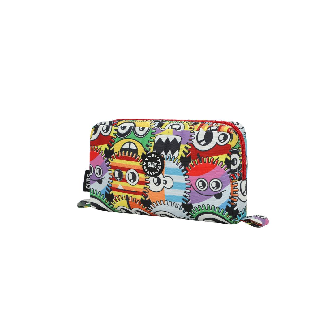 Robots Big Eyes Pencil Case