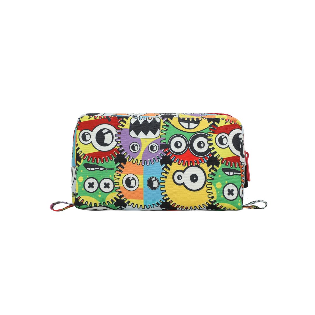 Robots Big Eyes Pencil Case