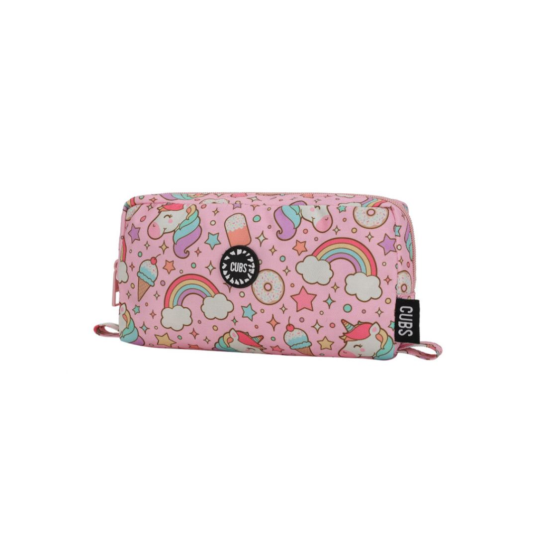 Junior Student Rainbow Unicorn Pencil Case - Main Image