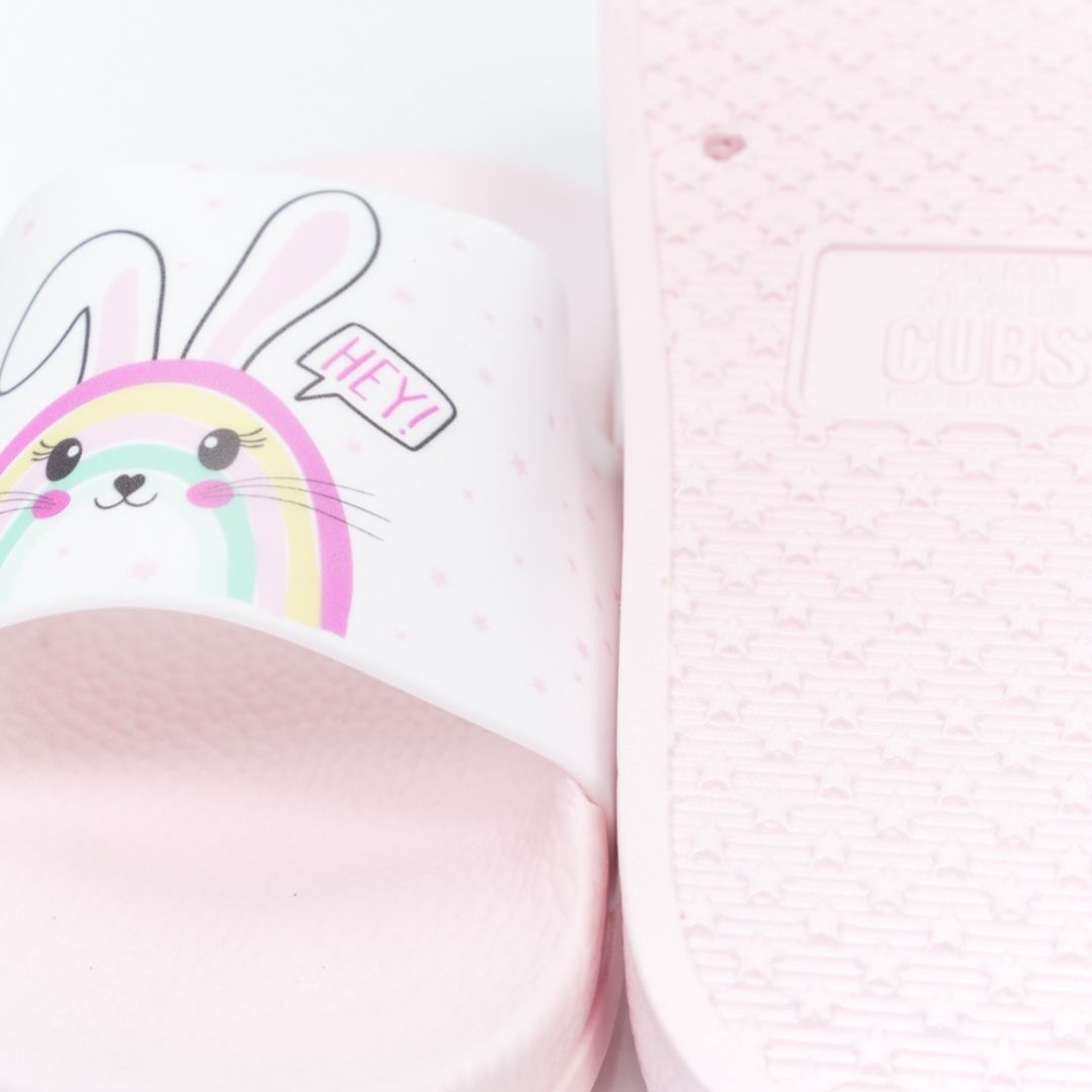 Hey Bunny Baby Pink Slides