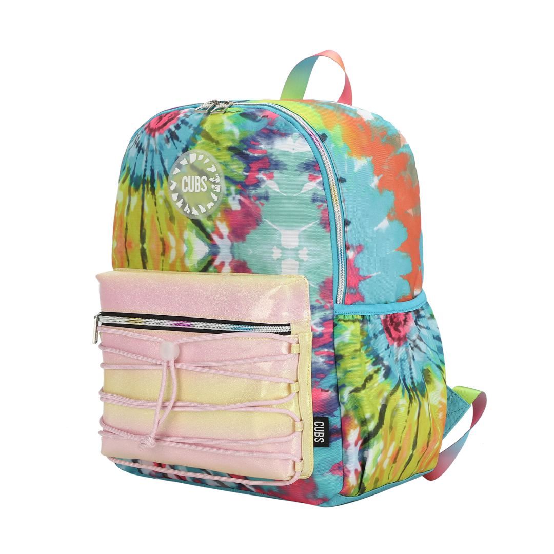 Green & Yellow Tie Dye Backpack