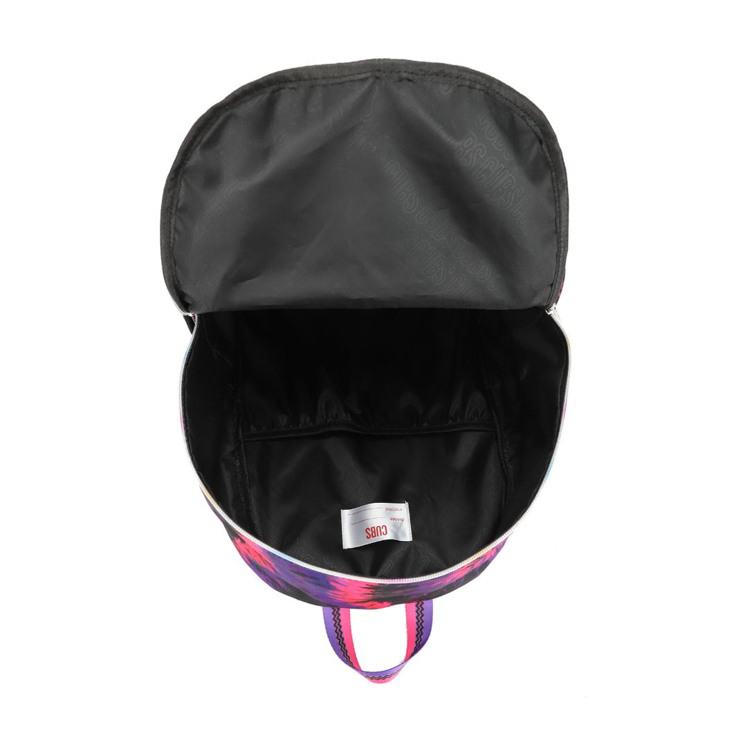 Black & Purple Tie Dye Backpack