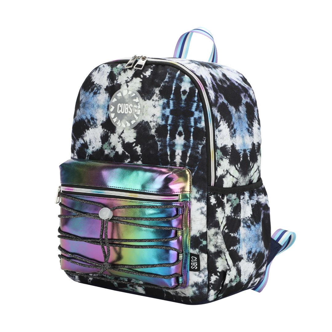 Inky Black Tie Dye Backpack