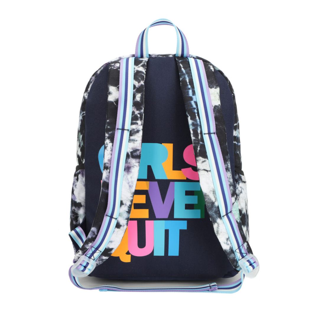 Inky Black Tie Dye Backpack