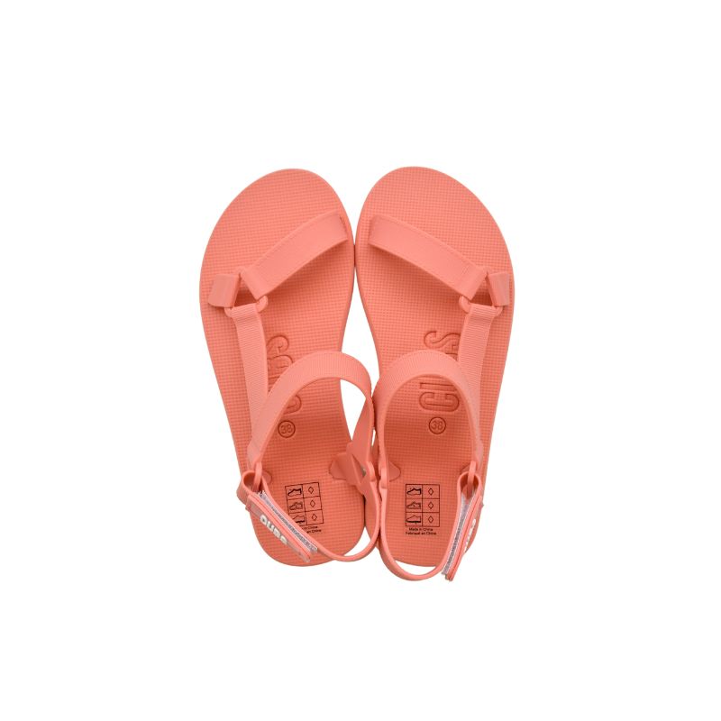 Peach Sling Sandals