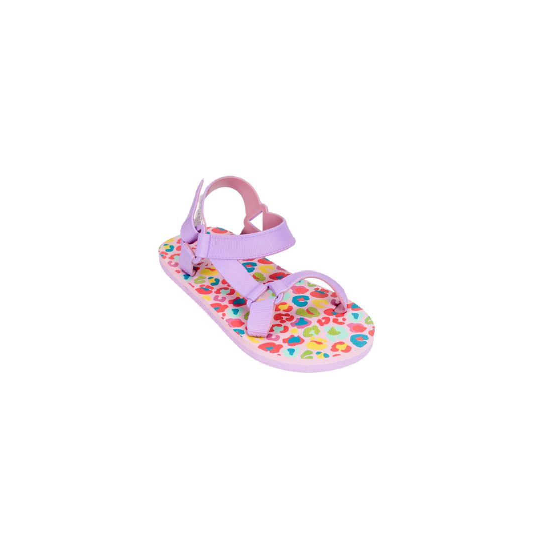 Leopard Girls Sling Sandals