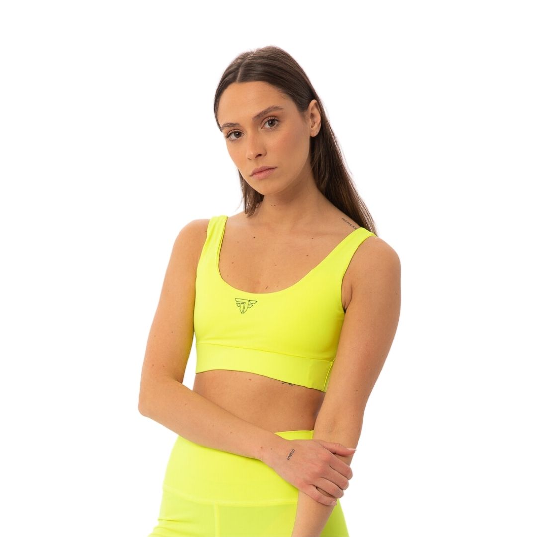 Neon Nylon Basic Sports Bra