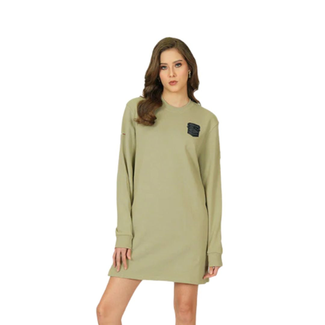 Sweat Dress AVN Patches Dress