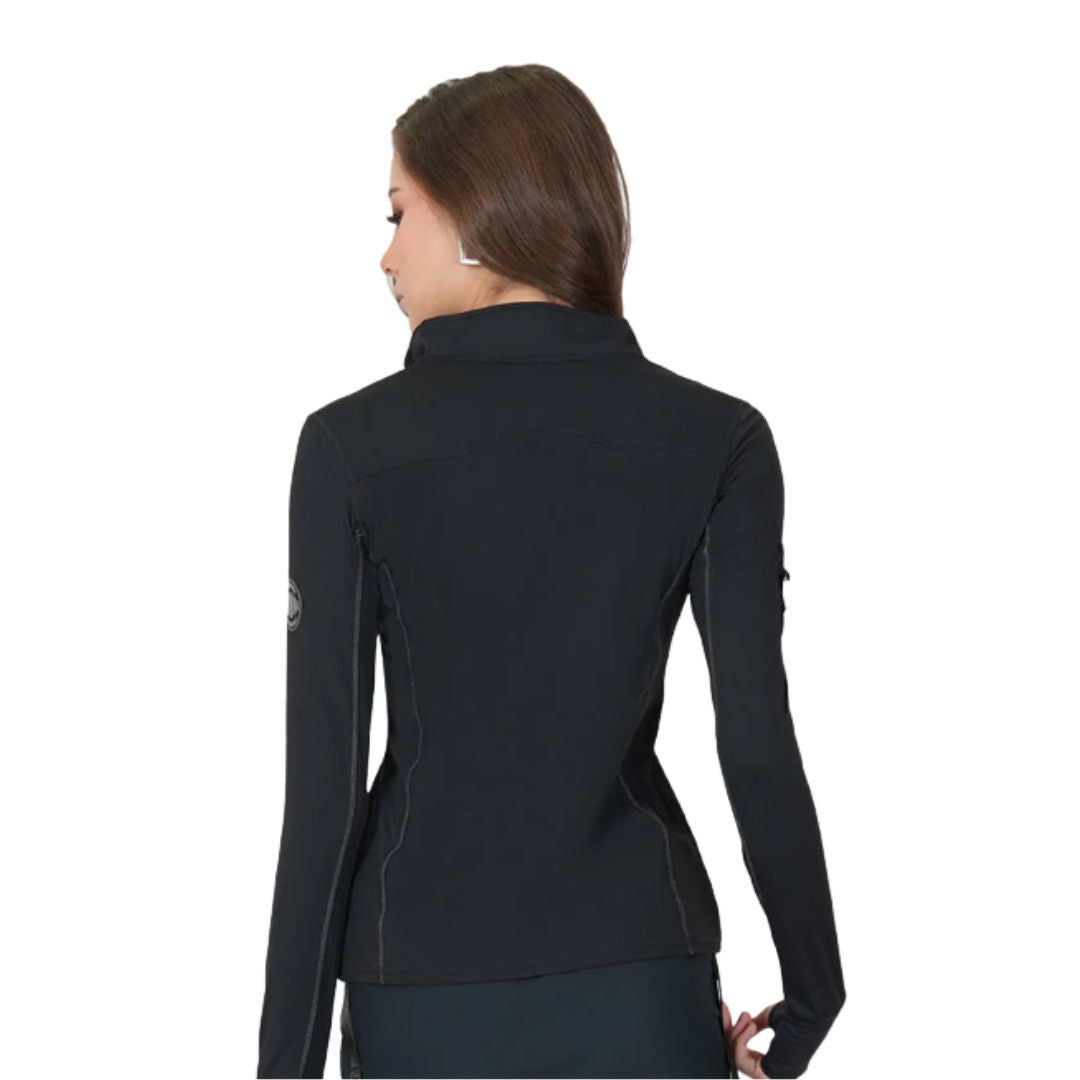 Half Zip Long Sleeve T-shirt