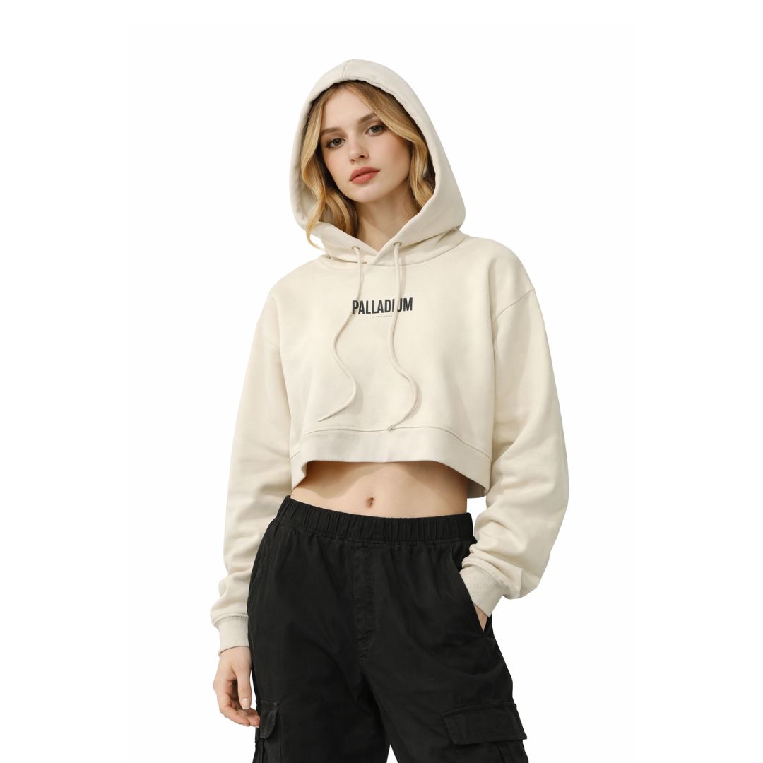 MT Logo Cropped Hoodie