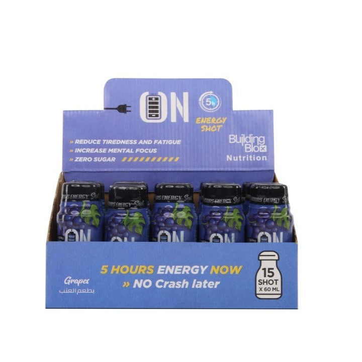 ON Energy Shot  - Grapes  (Pack of 15 Shot)