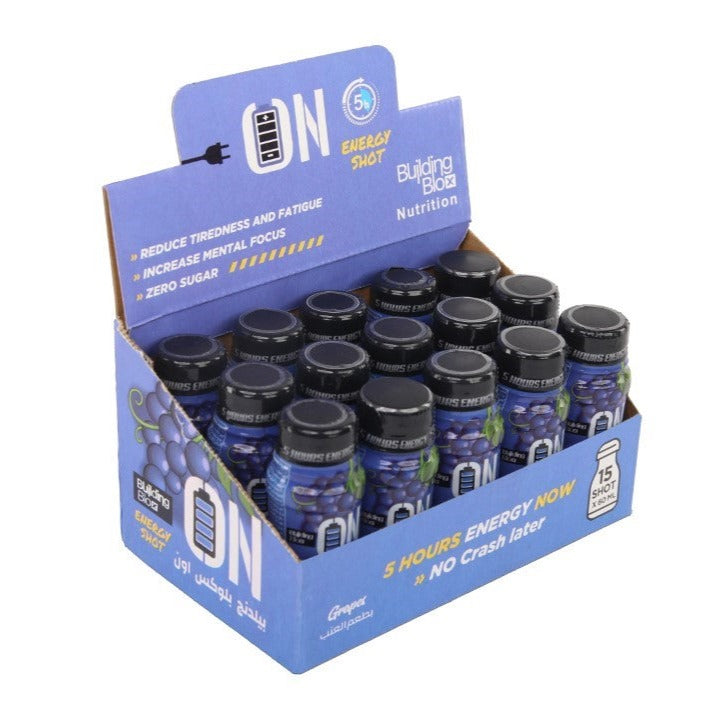 ON Energy Shot  - Grapes  (Pack of 15 Shot)