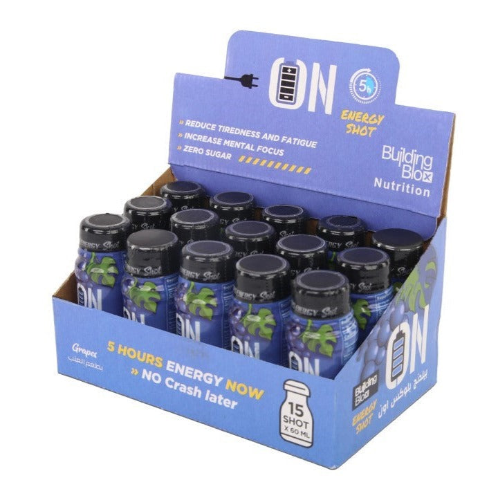 ON Energy Shot  - Grapes  (Pack of 15 Shot)