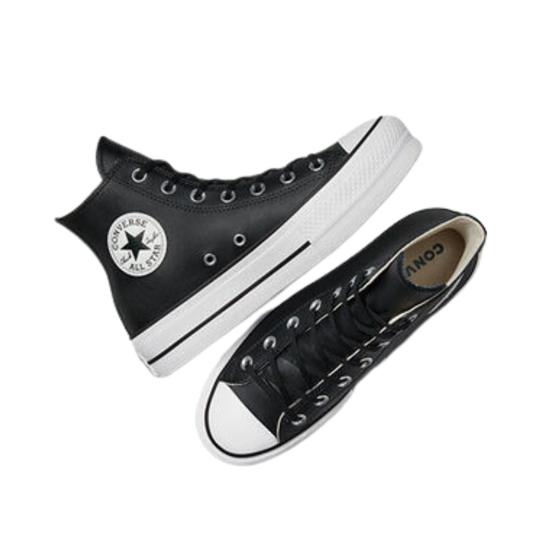 Ct All Star Life Platform Leather Lifestyle Shoes