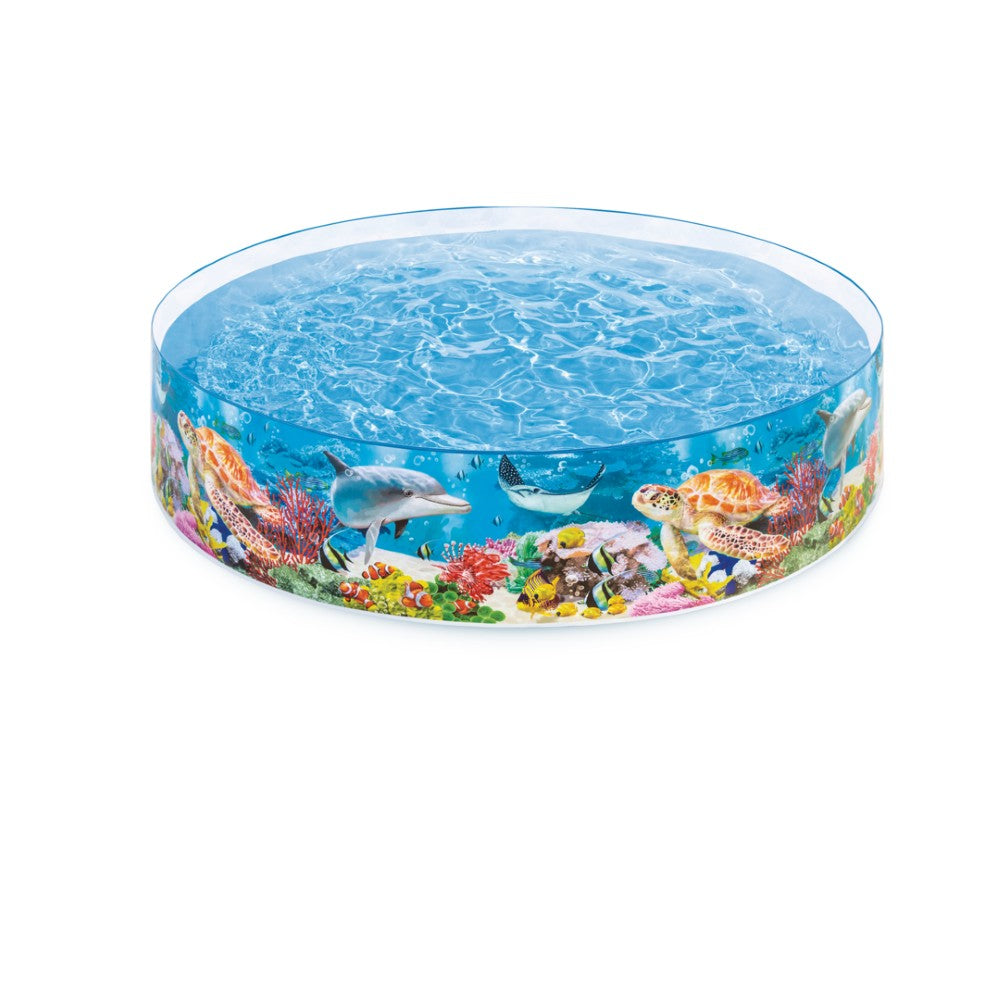 Coral Reef Snapset Round Swimming Pool