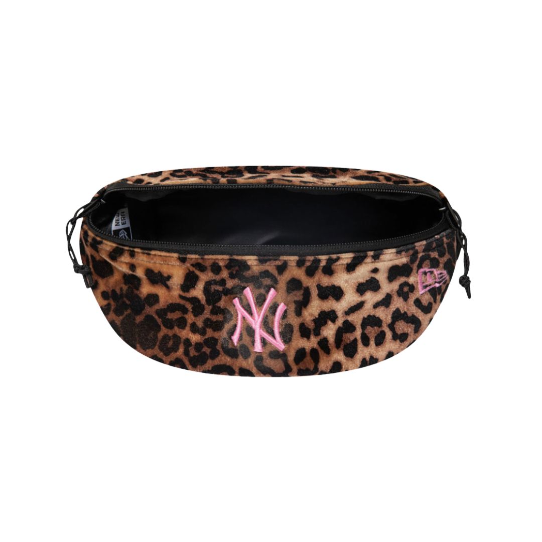 Leopard Velour Waist Bag New York Yankees