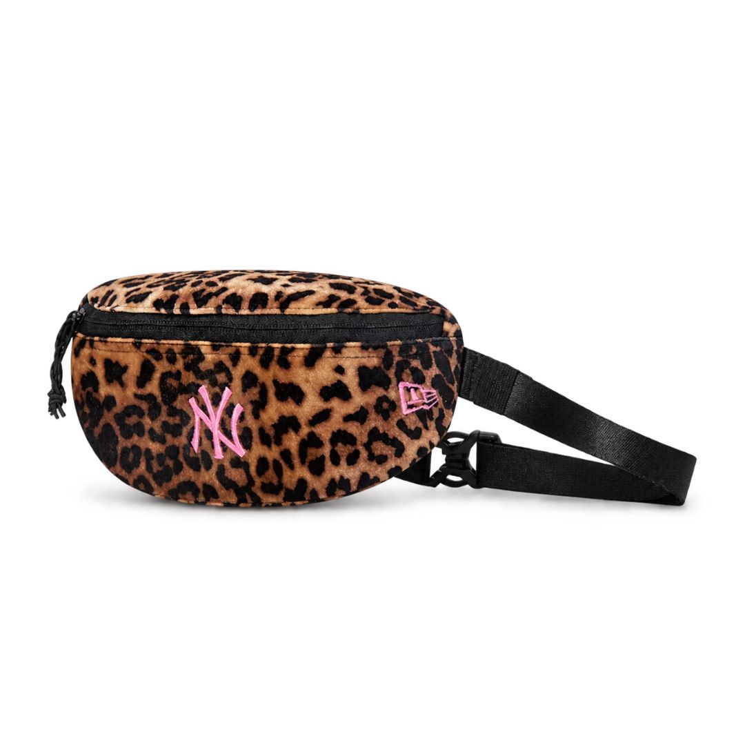 Leopard Velour Waist Bag New York Yankees
