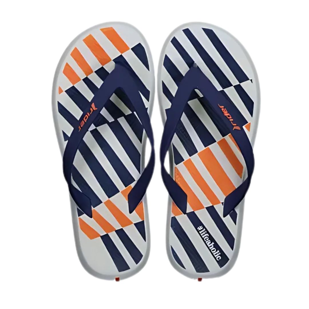 Rider Rider R1 Ink Ad/White/Blue/Orange Men's Flipflop