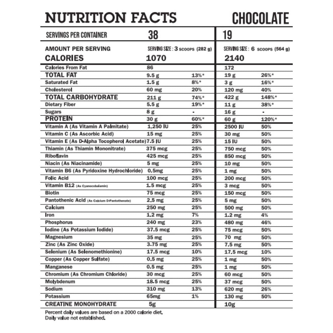 Max Muscle Max Pro Gainz-38Serv.-11Kg -Chocolate