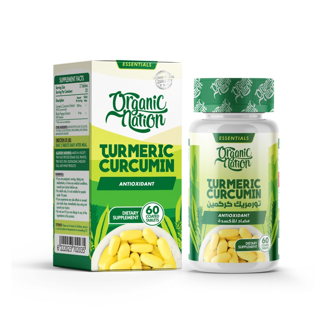 Turmeric Curcumin+ 1200 Mg - 30 Serv. - 60 Tablets