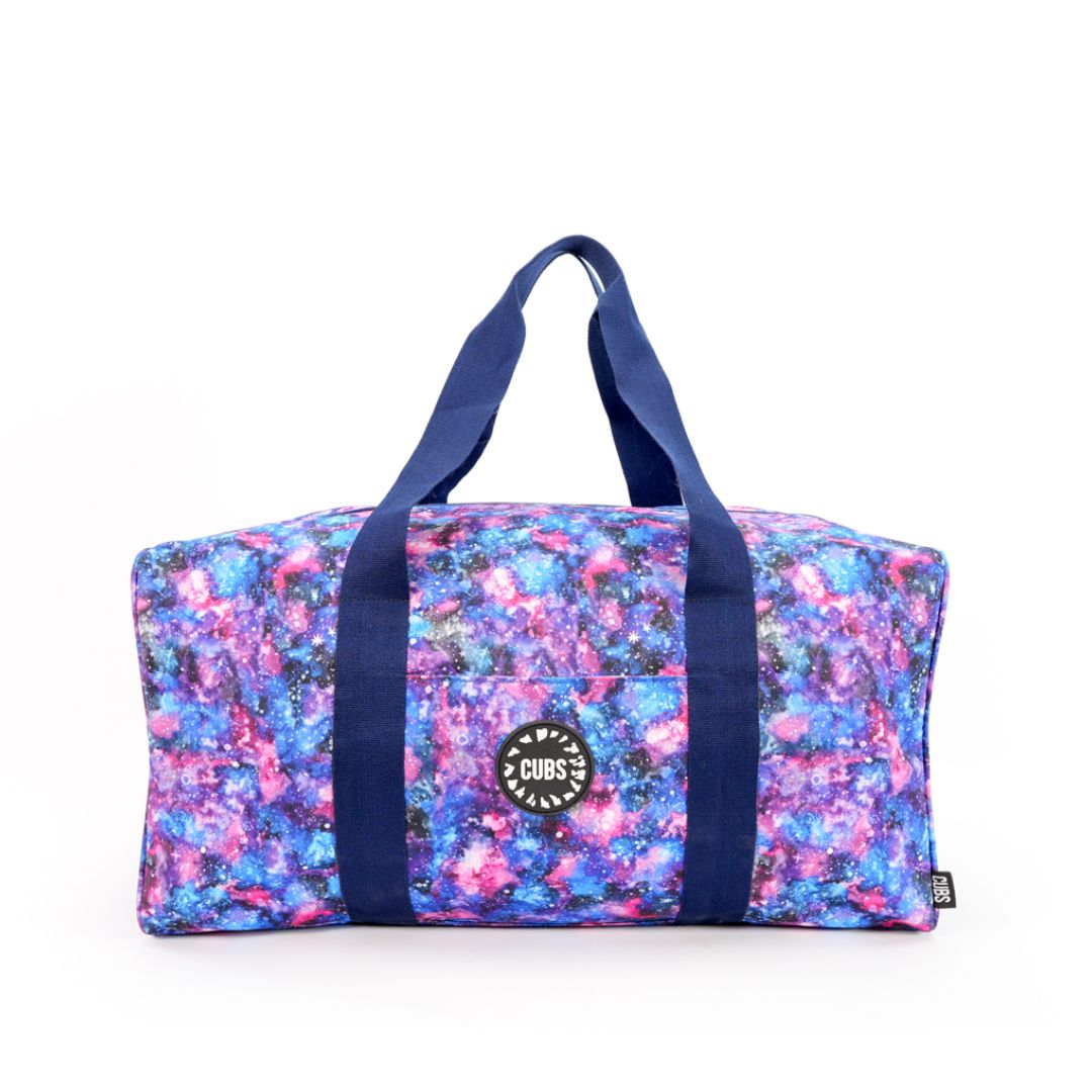 Turquoise Galaxy Weekender Duffle Bag