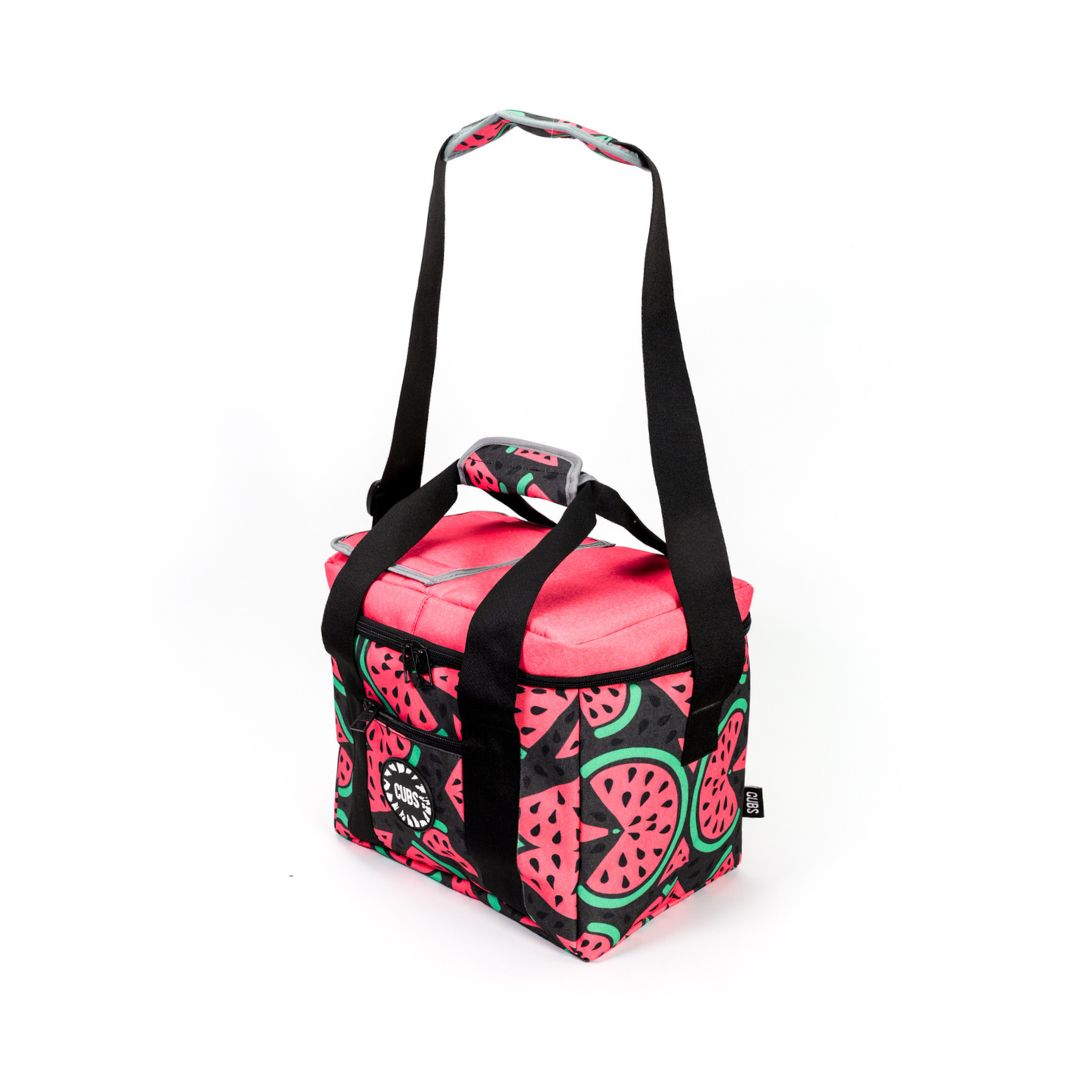 Red & Black Watermelons cooler Bag