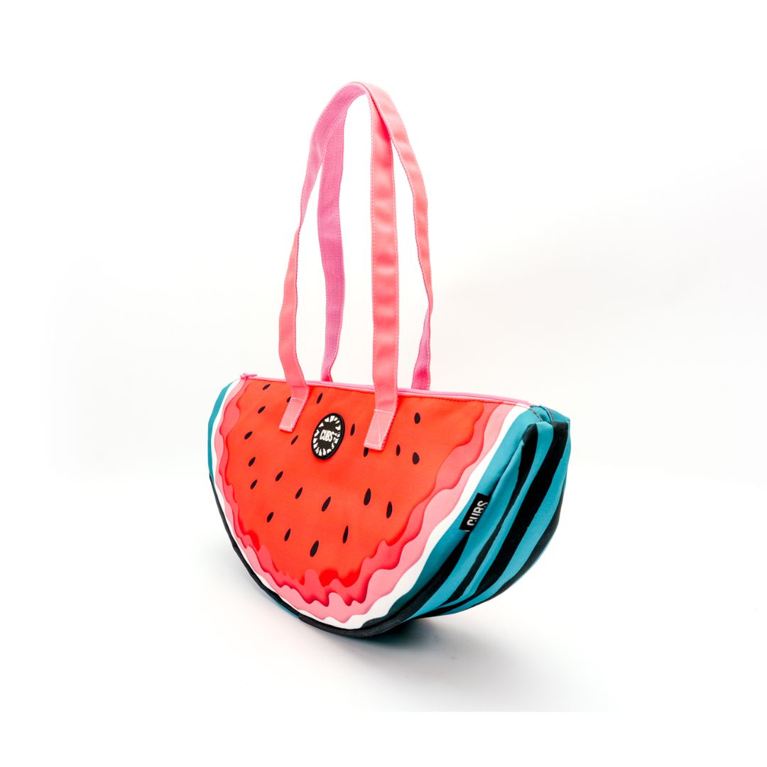 Red Multicolor Water Melon Lunch Bag