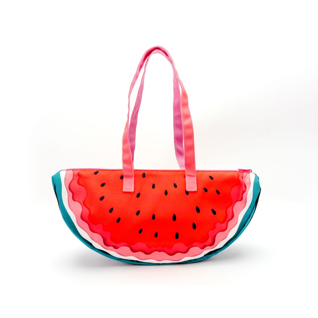 Red Multicolor Water Melon Lunch Bag