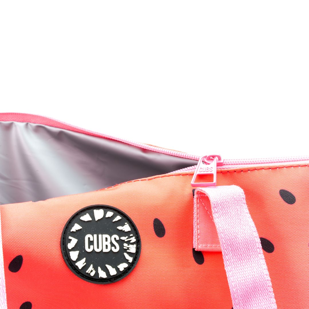 Red Multicolor Water Melon Lunch Bag