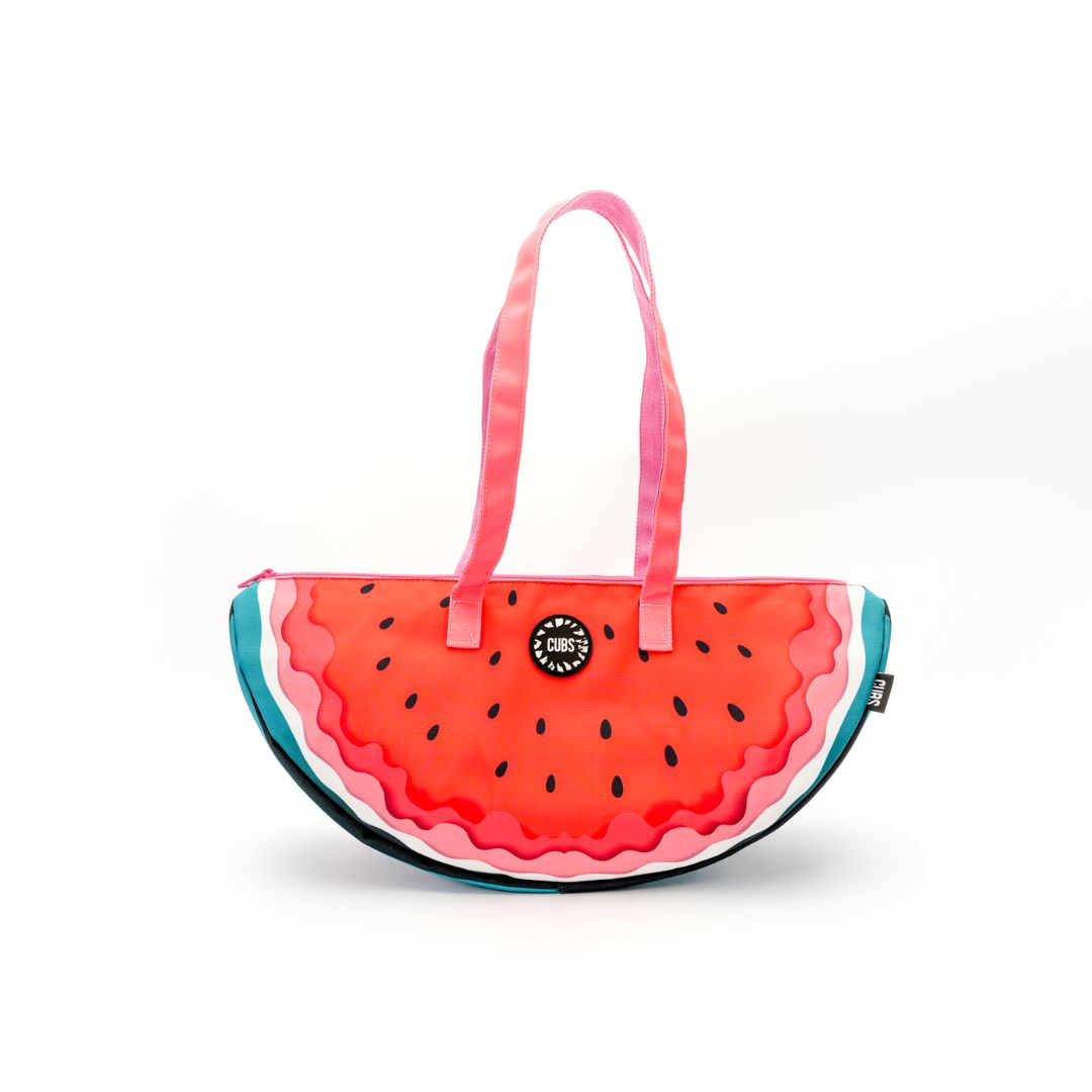 Red Multicolor Water Melon Lunch Bag