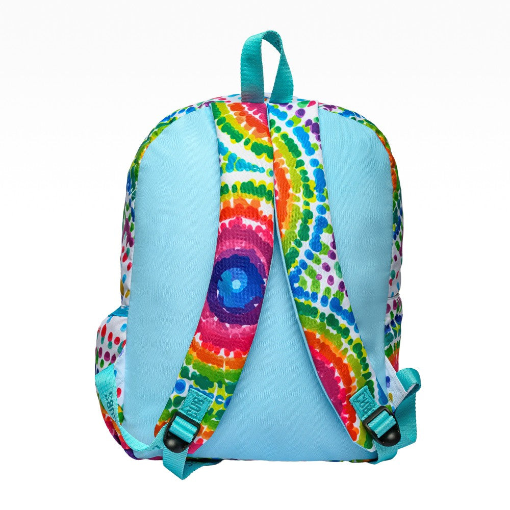 حقيبة ظهر لولبية مصبوغة بالربطة للصغار