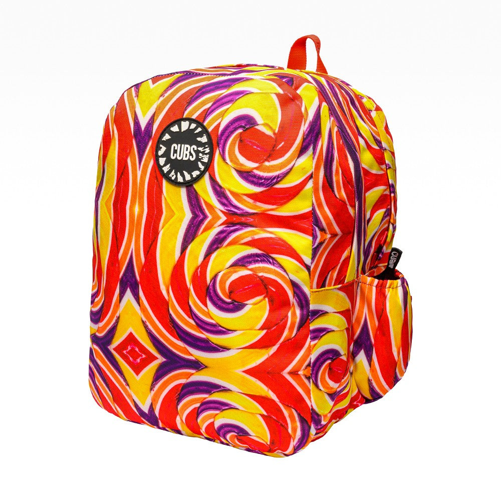 Purple & Red Candy Cane backpack Big & Basic