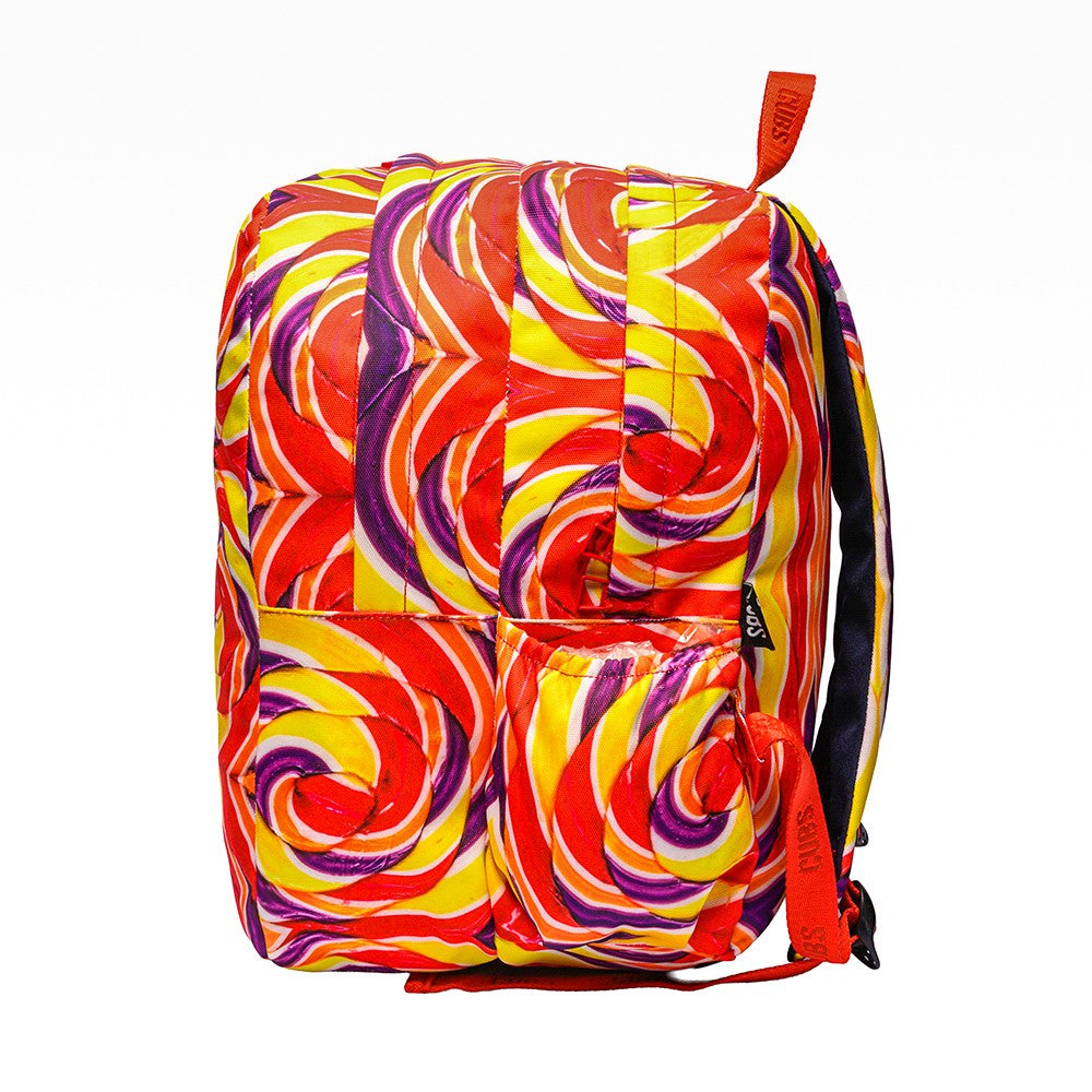 Purple & Red Candy Cane backpack Big & Basic