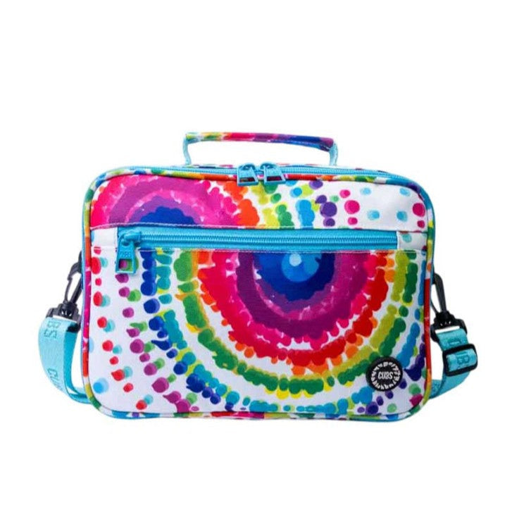 حقيبة غداء لولبية مصبوغة بالربط للأطفال
