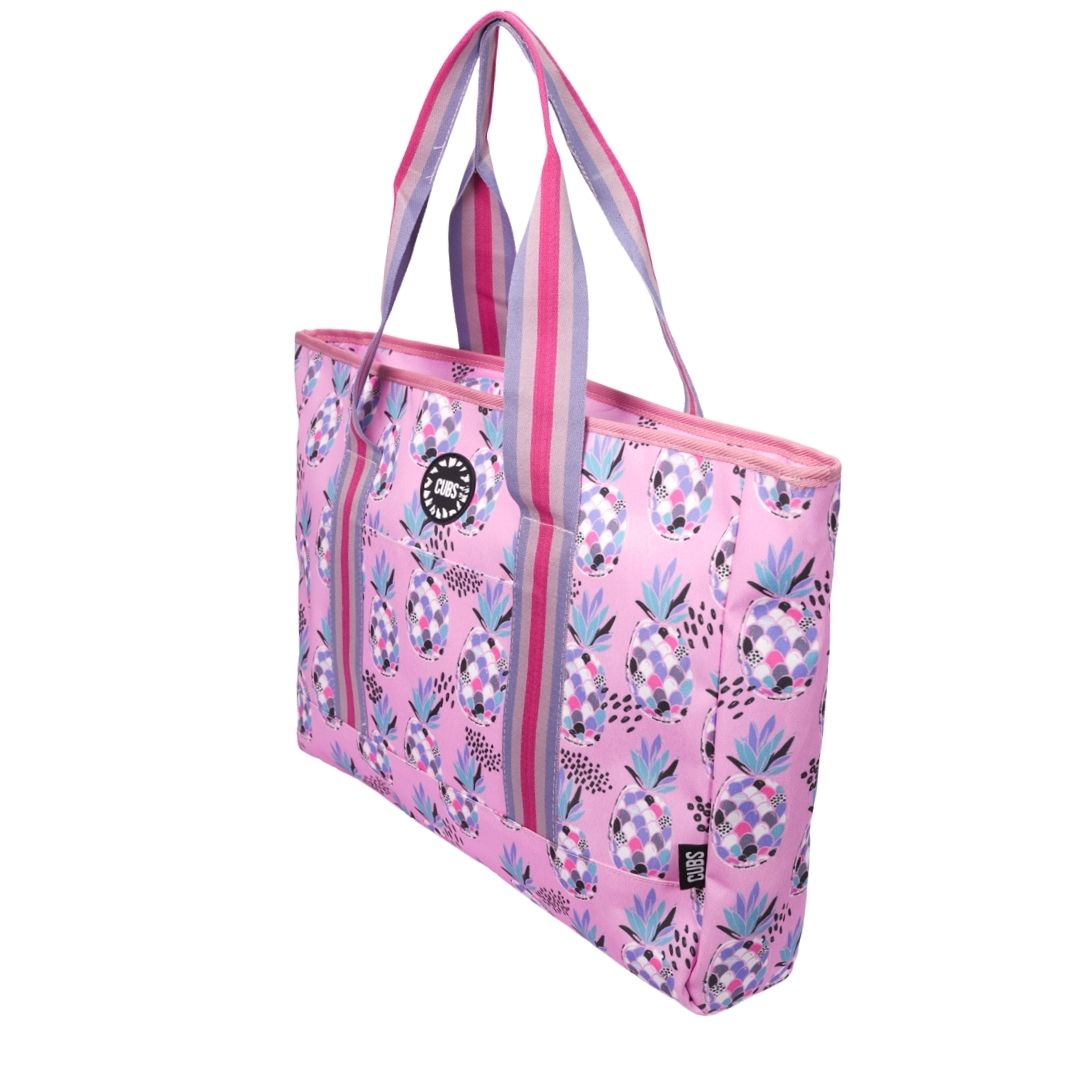 Lilac Pineapples Tote Bag