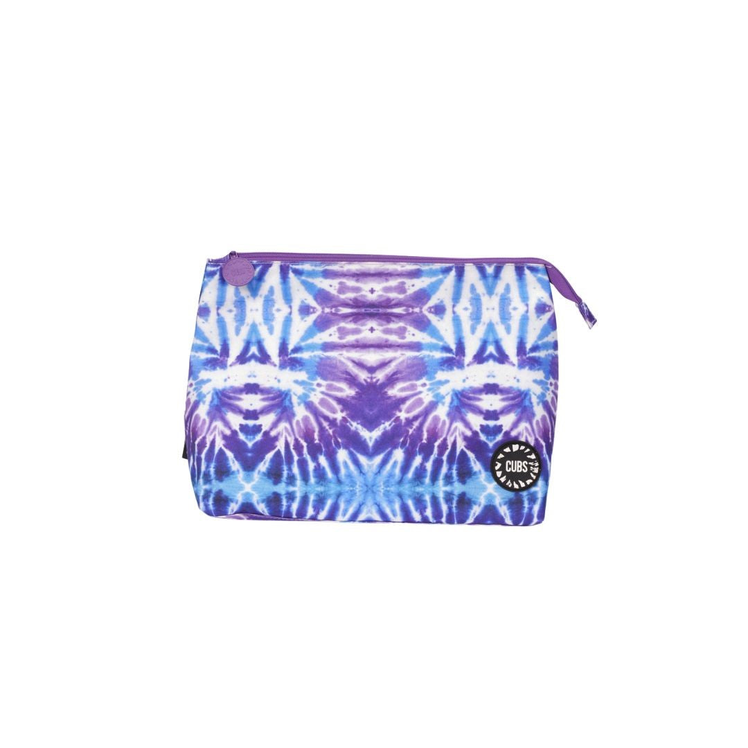 Purple tie dye Medium Pouch