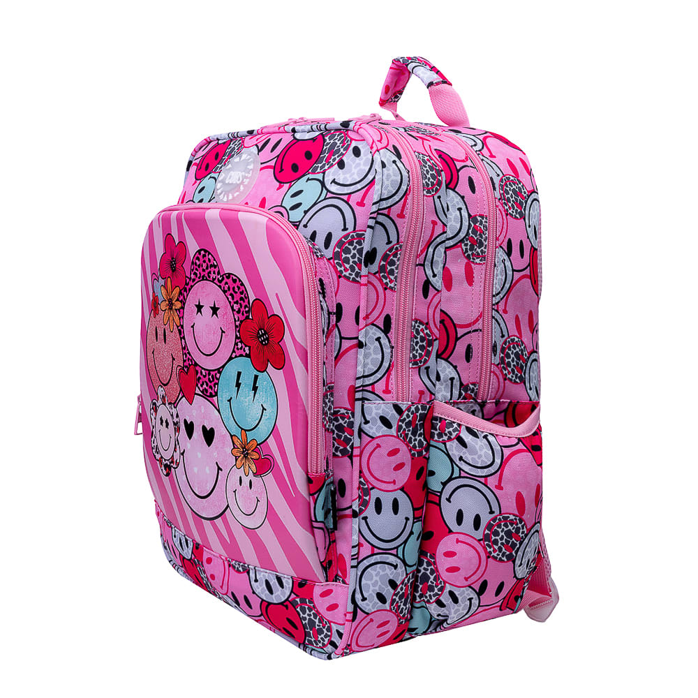 Pink Smiles Hard Top Backpack