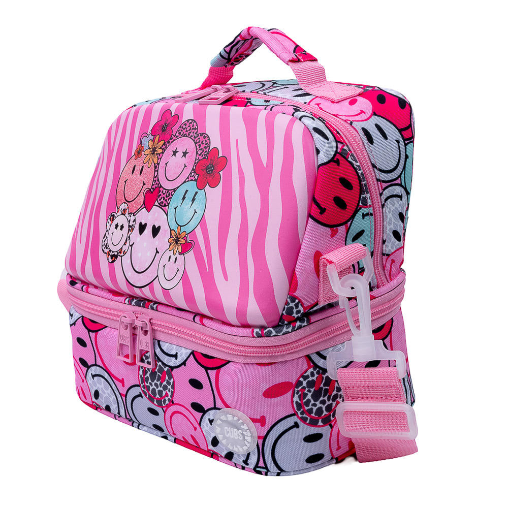 Pink Smiles Hard Top Lunch Bag