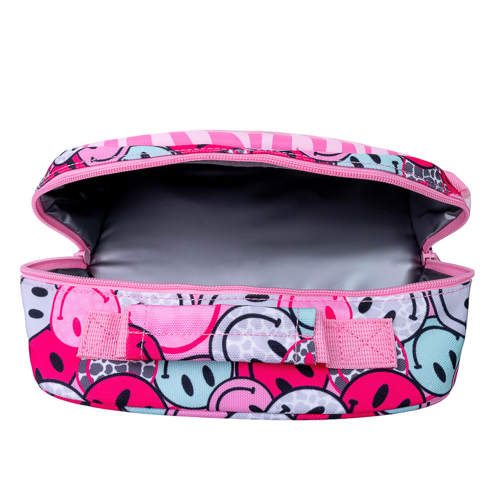 Pink Smiles Hard Top Lunch Bag