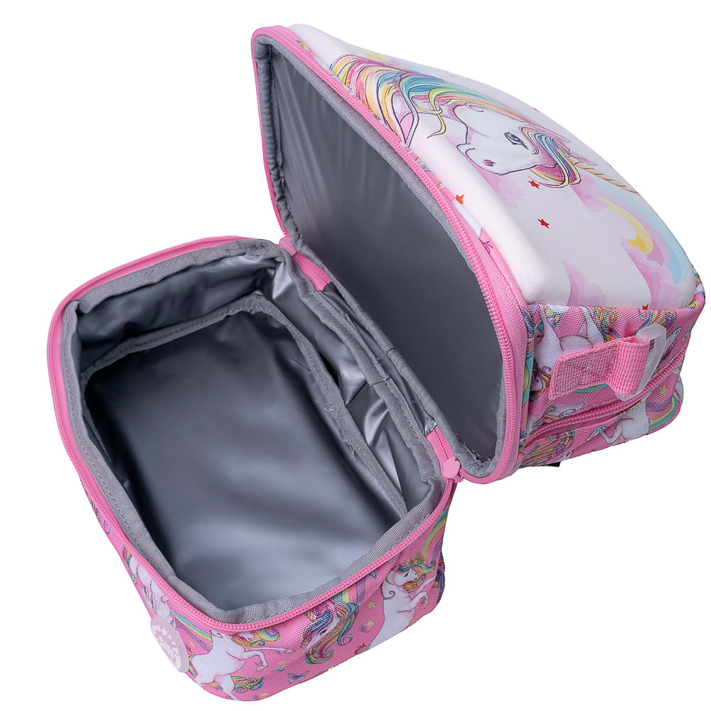 Rainbow Unicorn Hard Top Lunch Bag