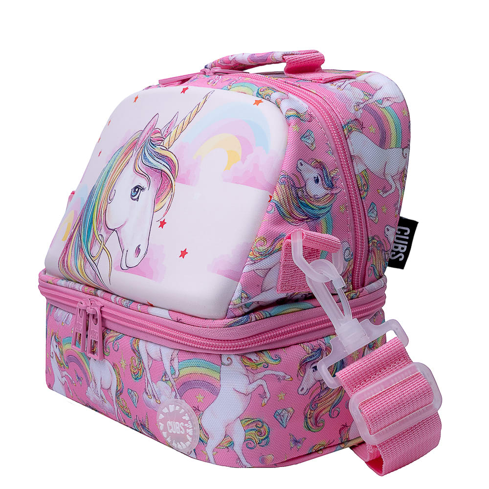 Rainbow Unicorn Hard Top Lunch Bag