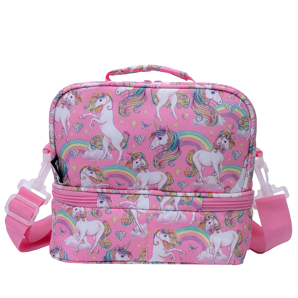Rainbow Unicorn Hard Top Lunch Bag