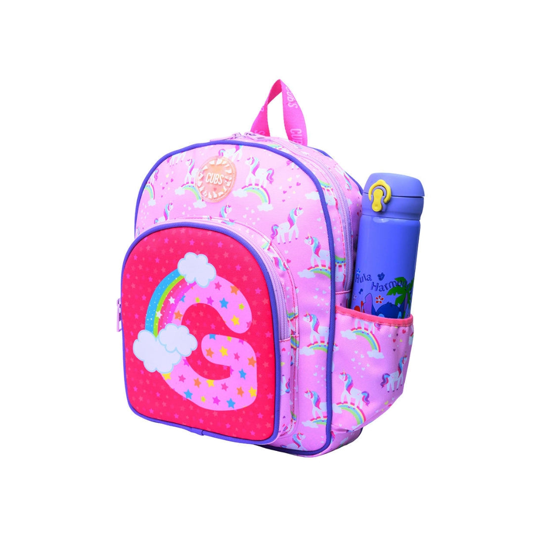 Pink Unicorn Letter G Backpack Nursery